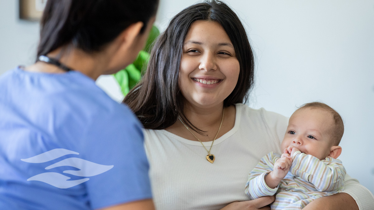 patient being examined by her primary care provider