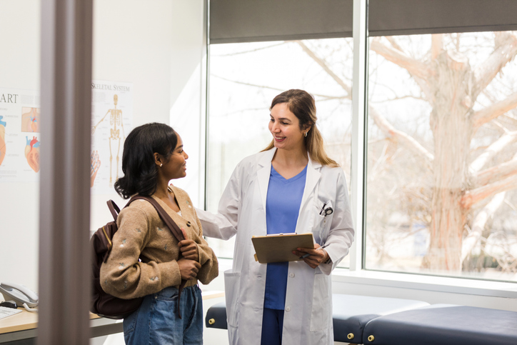 Woman Talking to PCP