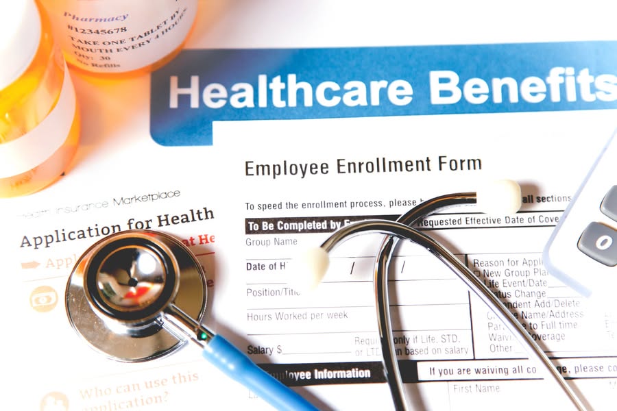 Healthcare Benefits form