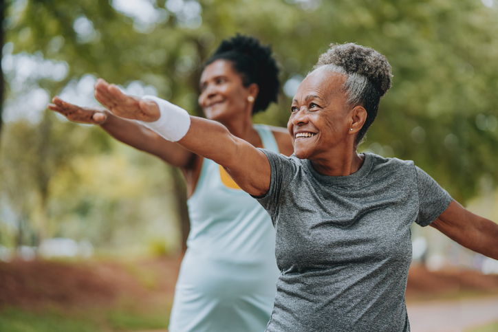Senior Women Working Out