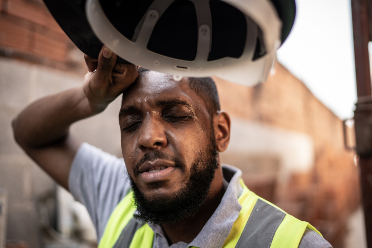 Construction Worker Overheating