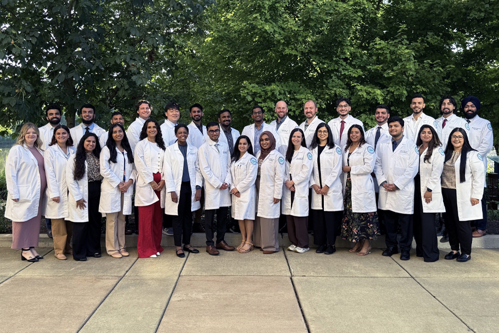 Photo of the 2025-2026 Residency and Fellowship Group at Riverside Healthcare