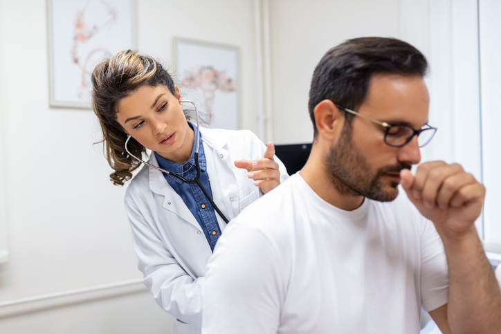 A provider sees a patient during an office visit