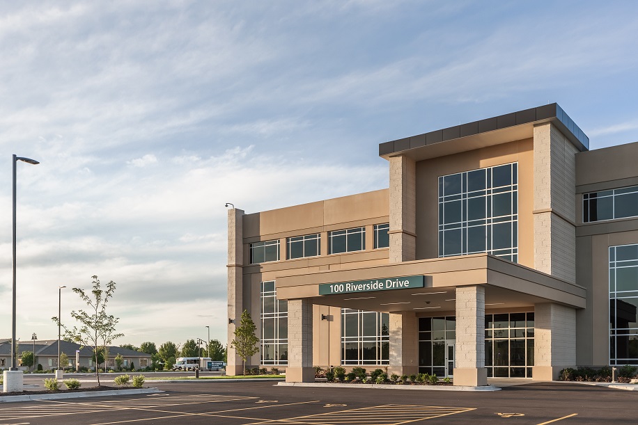 Exterior of the Riverside Healthcare Ortho & Spine Center