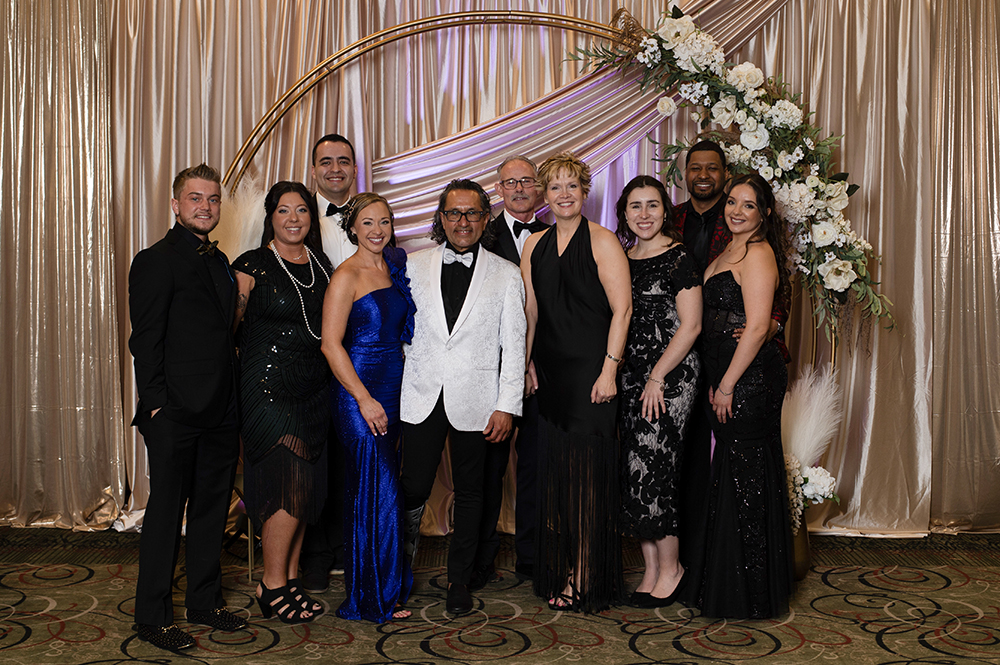 Heart Ball 2026 event photo — guests at Art Deco backdrop