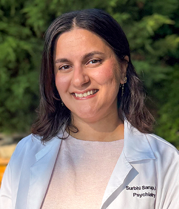 Surbhi Sarup, MD, Riverside Healthcare psychiatry PGY-2 resident