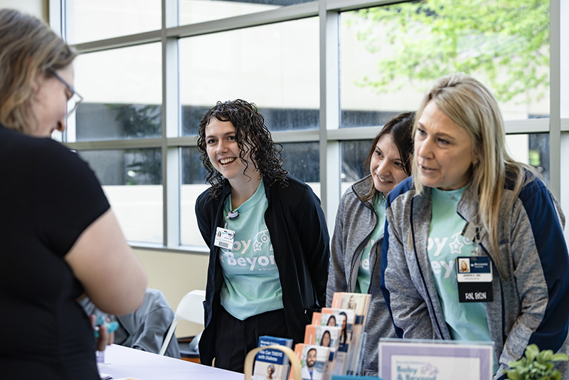 Families enjoying Riverside Healthcare's Baby and Beyond community event