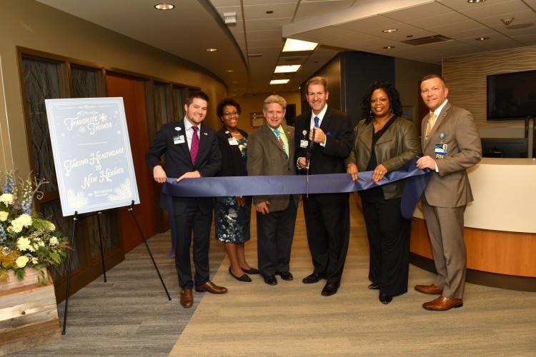 Ribbon cutting for newly completed East Tower's 5th floor.