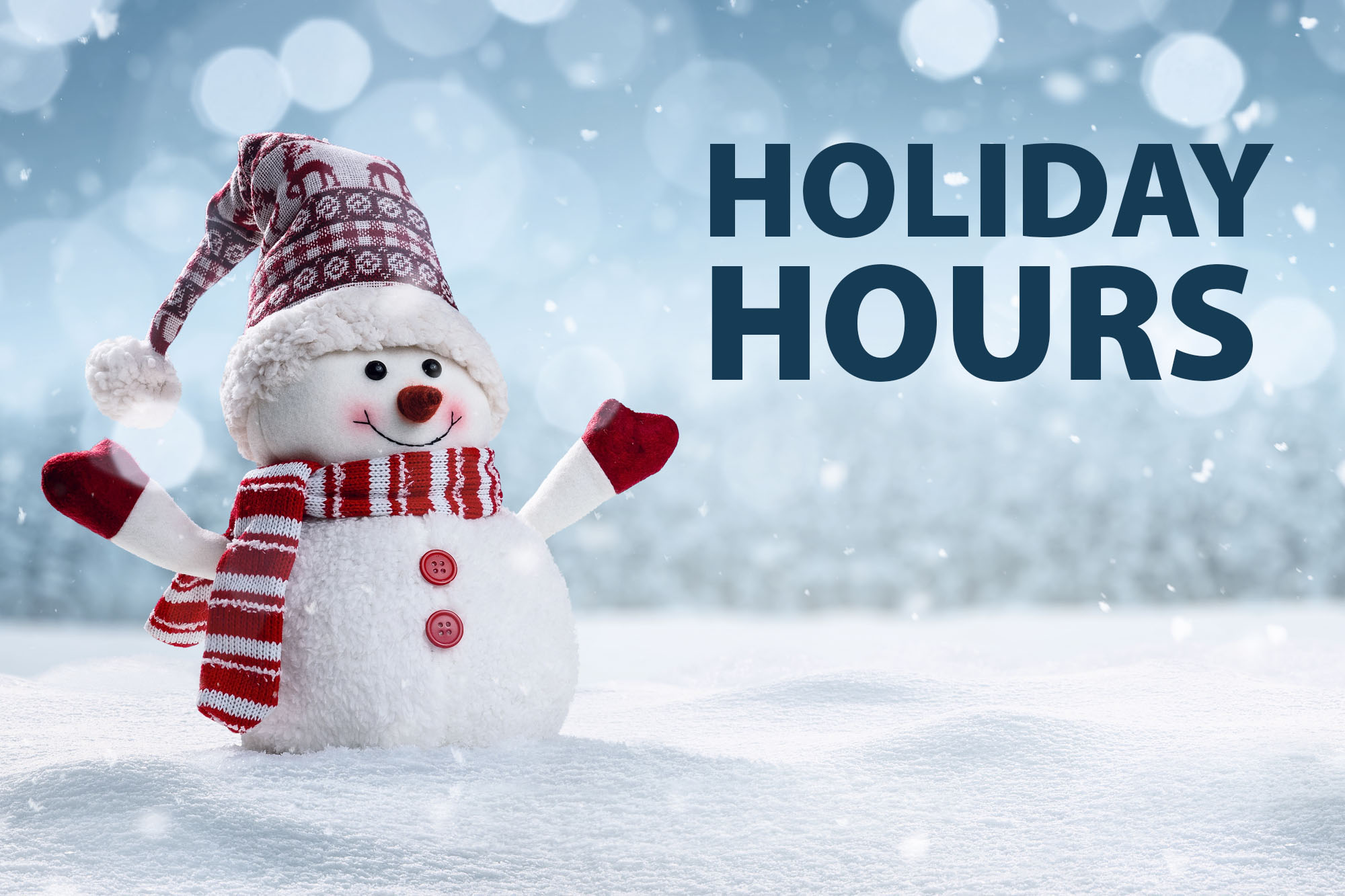 Holiday Related Openings and Closings in Kankakee, Bourbonnais IL | Riverside Healthcare